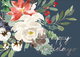 Floral Foil Happy Holiday Folded Cards Image 7 of 7